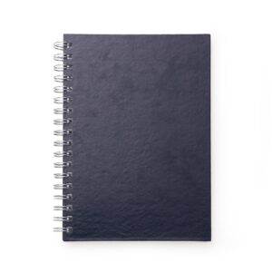 Caderno grande 24x18cm em couro sintético personalizado