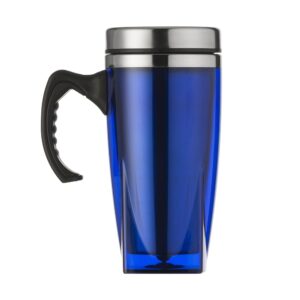 Caneca acrílica 450ml com interior em inox personalizada