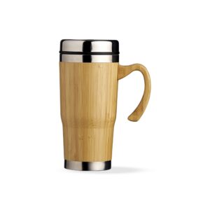 Caneca em bambu 450ml personalizada
