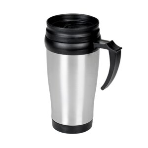 Caneca em inox 400ml com tampa personalizada