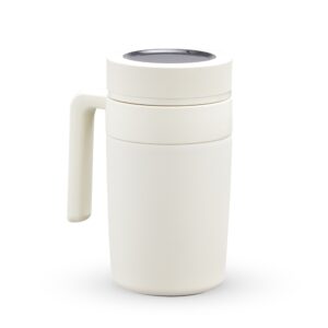 Caneca térmica em inox 500ml com termômetro personalizada