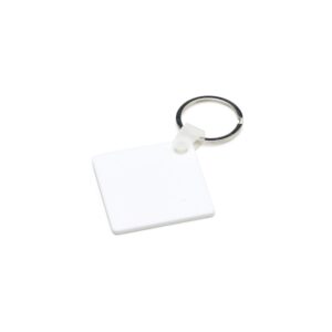 Chaveiro em acrílico quadrado personalizado