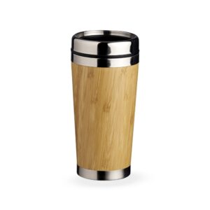 Copo em bambu e inox 500ml personalizado