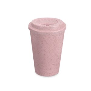 Copo em fibra de arroz com tampa 400ml personalizado