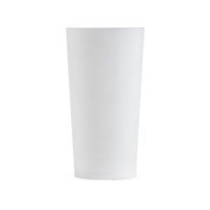 Copo plástico fosco leitoso 420ml personalizado