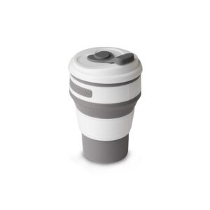 Copo retrátil em silicone 350ml personalizado