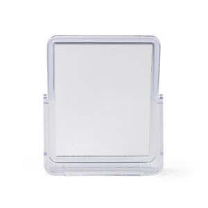 Espelho de mesa retangular giratório dupla face personalizado