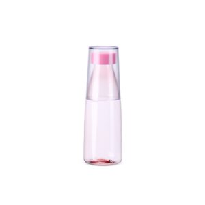 Garrafa e copo plástico 2 em 1 550ml personalizada