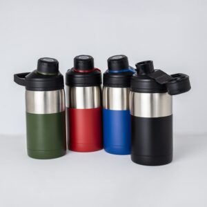 Garrafa térmica com tampa magnética 350ml personalizada