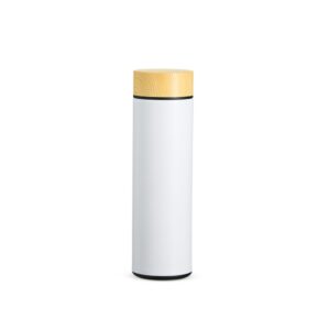Garrafa térmica em inox com infusor 450ml personalizada