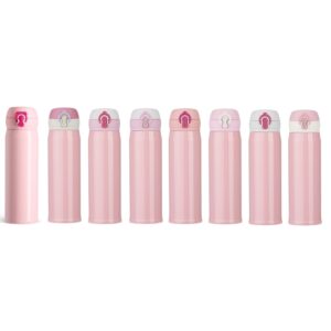 Garrafa térmica colorida com válvula 400ml personalizada