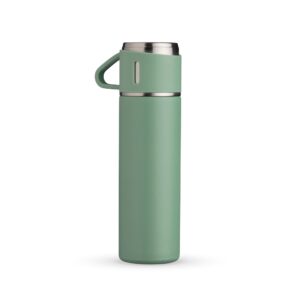 Garrafa térmica em inox com caneca 450ml personalizada