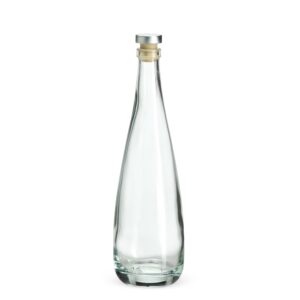 Garrafa de vidro com rolha sintética 550ml personalizada