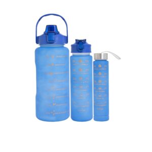 Kit 3 garrafas plásticas personalizado