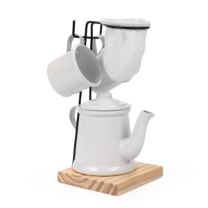 Kit café 4 peças em alumínio personalizado
