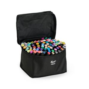 Kit canetas marcadoras ponta dupla 108 cores personalizado