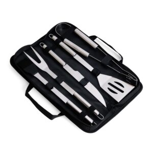 Kit churrasco 5 peças em inox personalizado