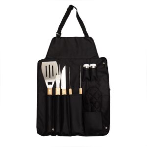 Kit churrasco 8 peças em estojo de nylon personalizado