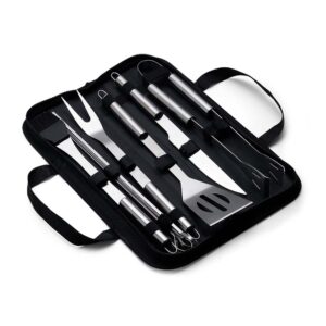 Kit churrasco 9 peças em estojo de nylon personalizado