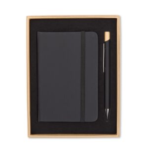 Kit com caderneta bolso 9x14cm e caneta personalizado