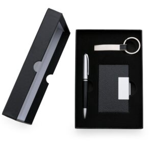 Kit executivo 3 peças em estojo personalizado