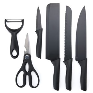 Kit facas 6 peças em inox personalizado