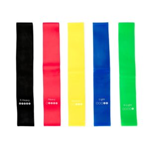 Kit elásticos para exercícios 5 peças personalizado
