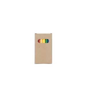 Kit giz de cera 6 cores personalizado