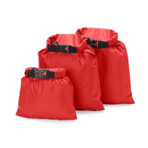 Kit sacos impermeáveis em nylon 3 peças personalizado