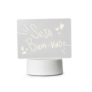 Lousa luminária personalizada