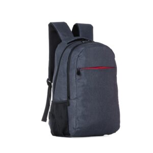 Mochila em poliéster com compartimento para notebook personalizada