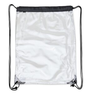 Mochila saco transparente em PVC personalizada