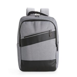 Mochila com USB em material sintético personalizada