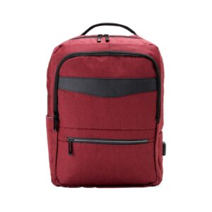 Mochila em nylon com couro sintético 22 litros personalizada