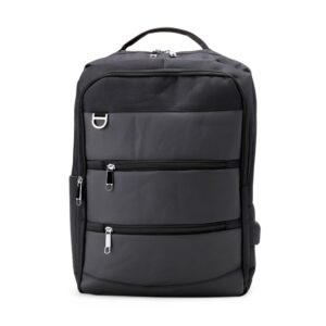 Mochila em nylon com couro sintético 23 litros personalizada