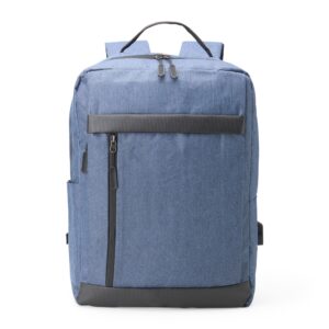 Mochila em nylon com couro sintético 21 litros personalizada