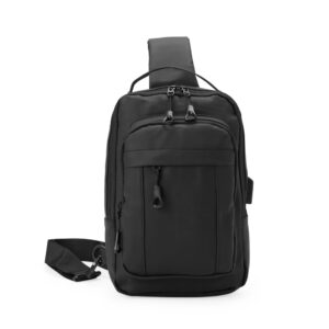 Mochila de ombro 8L em couro sintético personalizada
