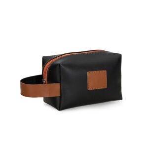 Necessaire couro sintético com alça personalizada