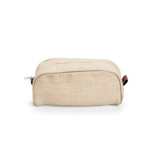 Necessaire juta impermeável personalizada