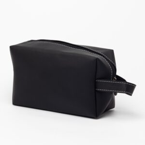 Necessaire couro sintético com alça personalizada