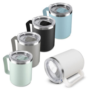 Caneca em plástico PP com interior em inox 450ml personalizada