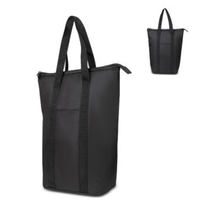 Bolsa térmica para vinhos em poliéster personalizada