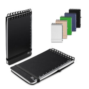 Caderno de bolso A6 em PP reciclável personalizado