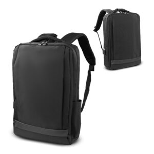Mochila para notebook em poliéster 600D com USB e áudio personalizada