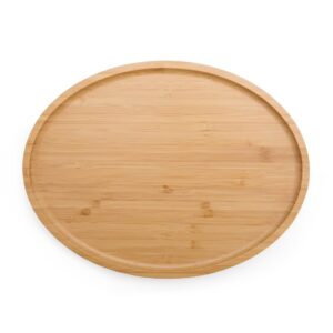 Petisqueira bambu oval personalizada