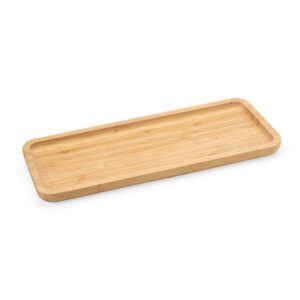 Petisqueira retangular em bambu 36x15 personalizada
