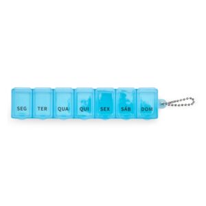 Porta comprimidos semanal personalizado