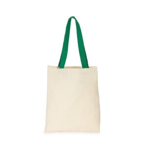 Sacola em algodão com alça nylon personalizada