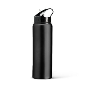 Squeeze alumínio 800ml com canudo personalizado