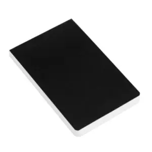 Bloco de anotações preto 100 folhas personalizado